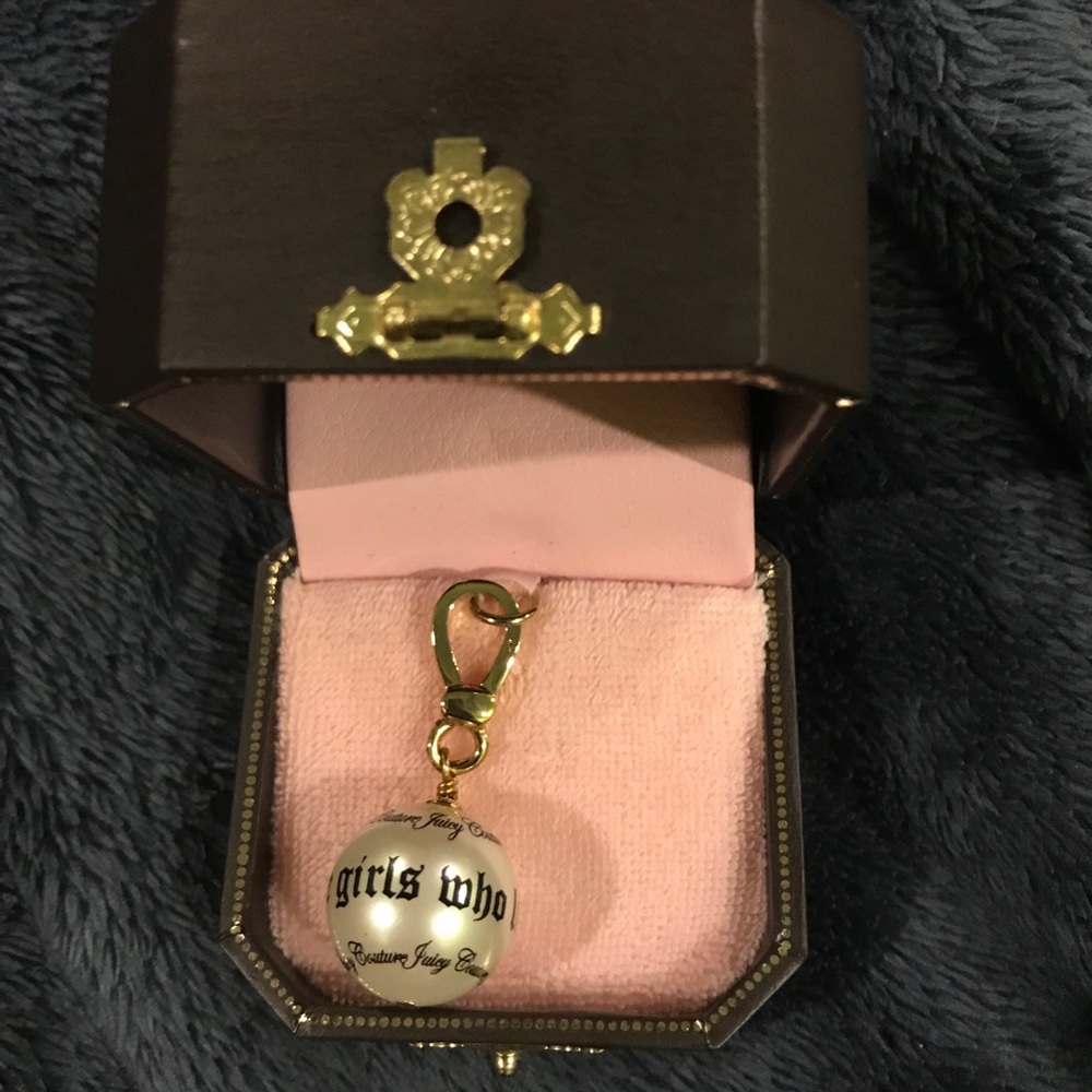 Juicy Couture large pearl charm